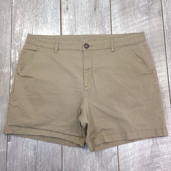 Chubbies Mens Khaki Shorts Size 38 Tan Outlet 5.5" Stretch Golf Comfort - Picture 1 of 8